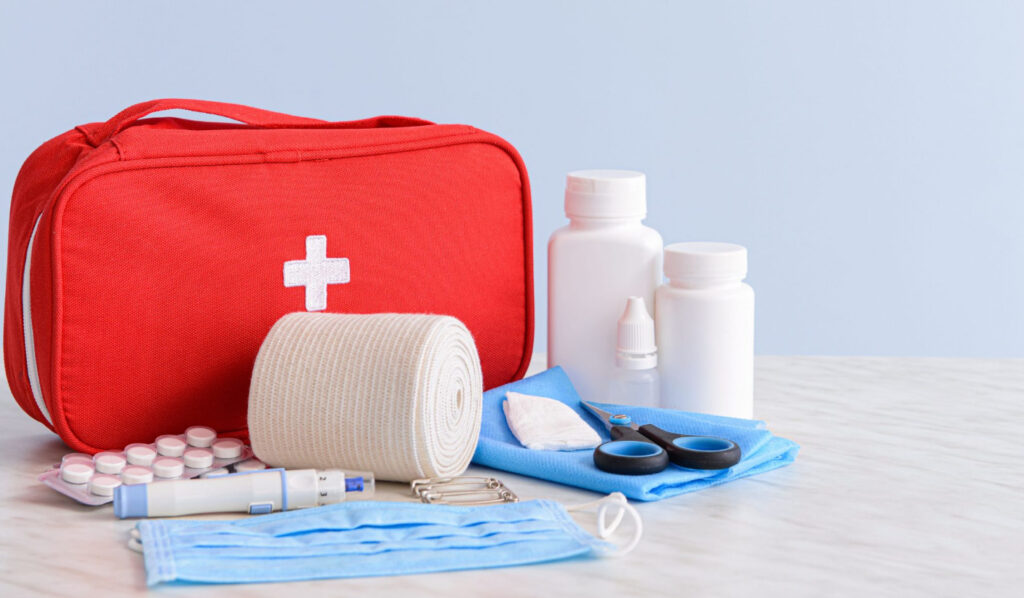 First Aid Kit for Babysitting